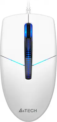 Мышь A4Tech N-530 белый оптическая (1200dpi) USB (2but)