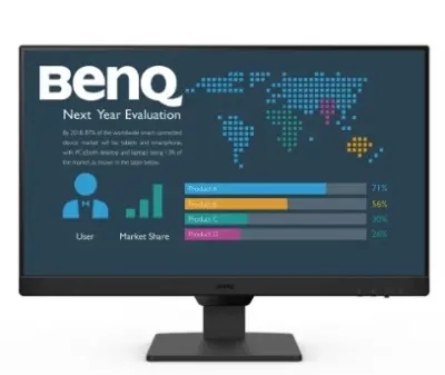 LCD BenQ 23.8" BL2490 {IPS 1920x1080 60Hz 5ms 250cd 2xHDMI DisplayPort Speakers}