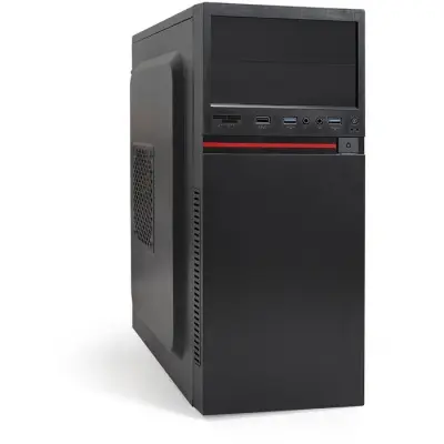 Exegate EX286447RUS Корпус Miditower ExeGate AA-329U2 (ATX, без БП, 1*USB+2*USB3.0, HD аудио, черный)