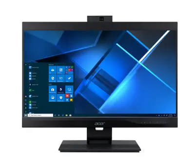 Моноблок Acer Veriton Z4870G 23.8" Full HD i5 10500 (3.1) 8Gb SSD256Gb UHDG 630 DVDRW CR Endless GbitEth WiFi BT 135W клавиатура мышь Cam черный 1920x1080