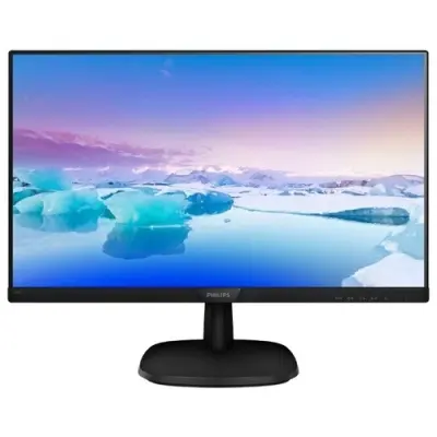 LCD PHILIPS 27" 273V7QSB (00/01) черный {IPS LED 1920x1080 75Hz 5мс 16:9 250cd 178/178 1000:1 8bit(6bit+FRC) DVI D-Sub FlickerFree AudioOut VESA}