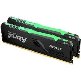 Память DDR4 2x8Gb 3600MHz Kingston KF436C17BBAK2/16 Fury Beast Black RGB RTL Gaming PC4-28800 CL17 DIMM 288-pin 1.35В kit single rank с радиатором Ret