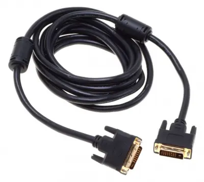 Кабель Buro DVI-D (m) DVI-D (m) 3м (BHP RET DVI30) феррит.кольца черный