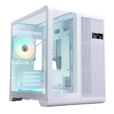 1STPLAYER RT5 ARGB White / mATX / 3x120mm ARGB fans / RT5-WH-2FC7R-W-1FC7-W
