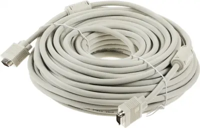 Кабель CABLE30 DB15 (m) DB15 (m) 30м феррит.кольца белый