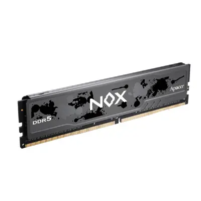 Оперативная память Apacer  DDR5  32GB  5200MHz DIMM NOX Black Gaming Memory (PC5-41600) CL40 1.25V (Retail) 2048*8  Heat Sink (Retail) 3 years (AH5U32G52C522MBAA-1)