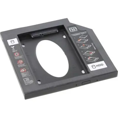 ORIENT UHD-2SC9PL, Шасси для 2.5" SATA HDD для установки в SATA отсек оптического привода ноутбука 9.5 мм, пластик (30842)