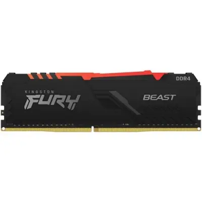 Память DDR4 16Gb 3600MHz Kingston KF436C18BBA/16 Fury Beast RGB RTL Gaming PC4-28800 CL18 DIMM 288-pin 1.35В single rank с радиатором Ret