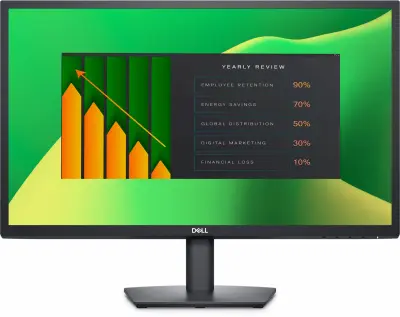 LCD Dell 23.8" E2423HN черный {VA 1920x1080 75Hz 5ms 250cd 3000:1 8bit(6bit+FRC) D-Sub HDMI1.4 VESA}