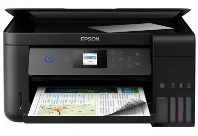 МФУ струйный Epson L4160 A4 Duplex WiFi USB черный