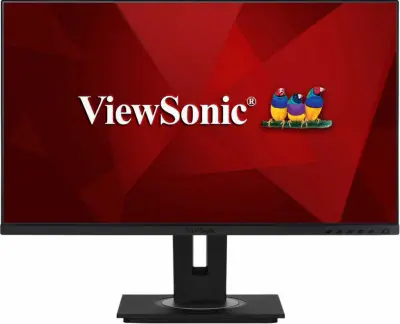 Монитор ViewSonic 27" VG2755-2K черный IPS LED 16:9 HDMI M/M матовая HAS Pivot 1000:1 350cd 178гр/178гр 2560x1440 DisplayPort Ultra HD 2K (1440p) USB 6.9кг