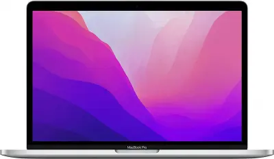 Apple MacBook Pro 13 Late 2022 [MNEQ3LL/A] (КЛАВ.РУС.ГРАВ.) Silver 13.3'' Retina {(2560x1600) Touch Bar M2 8С CPU 10С GPU/8GB/512GB SSD} (A2338 США)