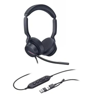 Гарнитура проводная/ Yealink UH46 Dual UC USB-C/A [1308183]