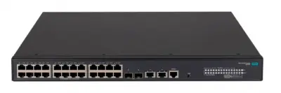 Коммутатор HPE FlexNetwork 5140 JL823A#ABB 24G 2x10G 2SFP+ 24PoE 370W управляемый