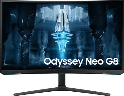 Монитор Samsung 32" Odyssey Neo G8 S32BG852NI черный VA LED 16:9 HDMI полуматовая HAS Piv 350cd 178гр/178гр 3840x2160 FreeSync Premium Pro DP 4K USB 7кг