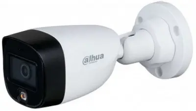 Камера видеонаблюдения аналоговая Dahua DH-HAC-HFW1209CLP-LED-0360B-S2 3.6-3.6мм HD-CVI HD-TVI цв. корп.:белый