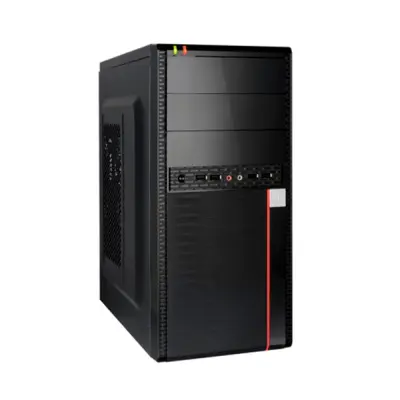 Exegate EX284037RUS Корпус Minitower BA-204U Black, mATX, <AA400, 80mm>, 2*USB+2*USB3.0, Audio