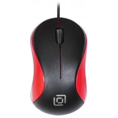 Oklick 115S for Notebooks Black/Red Optical 1000DPI USB [711637]