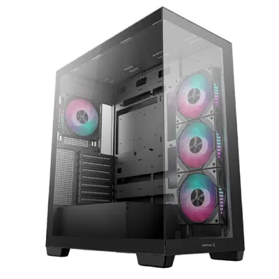 Корпус Deepcool CG580 4F черный без БП ATX 6x120mm 3x140mm 2xUSB3.0 audio bott PSU
