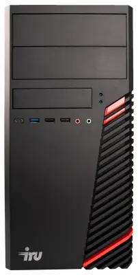 ПК IRU Home 310H5SM MT i5 11400F (2.6) 8Gb SSD256Gb GT1030 2Gb Free DOS GbitEth 500W черный (1859453)