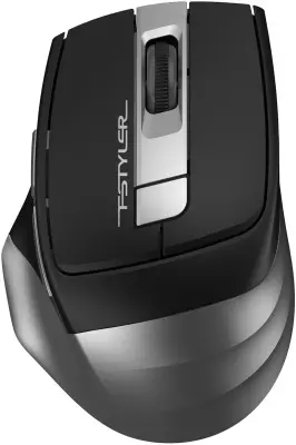 Мышь A4Tech Fstyler FG35S серый/черный оптическая 2000dpi silent беспров. USB 5but (FG35S USB GREY)
