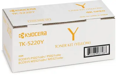 Картридж лазерный Kyocera 1T02R9ANL1 TK-5220Y желтый (1200стр.) для Kyocera P5021cdn/cdw, M5521cdn/cdw