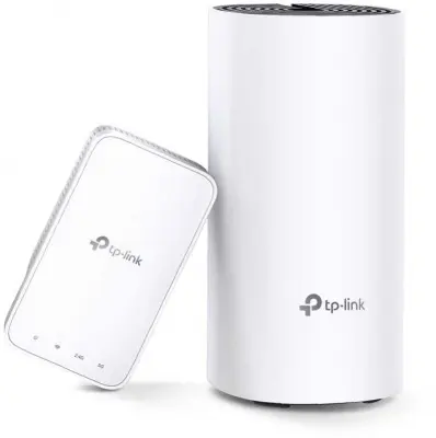 Бесшовный Mesh роутер TP-Link Deco M3 (DECO M3(2-PACK)) AC1200 10/100/1000BASE-TX белый