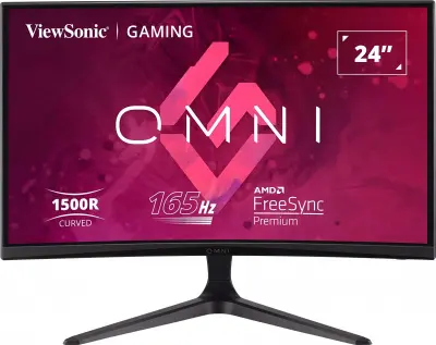 Монитор ViewSonic 23.6" VX2418C черный VA LED 1ms 16:9 HDMI M/M матовая 250cd 178гр/178гр 1920x1080 DP FHD 3.1кг