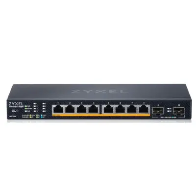 Коммутатор Zyxel XMG1915-10EP-EU0101F (L2+) 8x2.5Гбит/с 2SFP+ 8PoE++ 130W управляемый