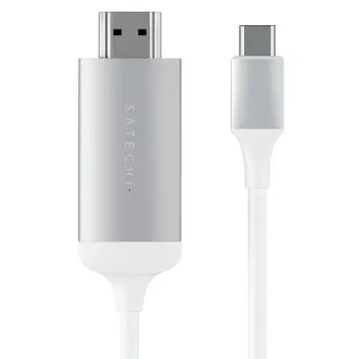 Satechi Aluminum Type-C to HDMI Cable 4K 60Hz - Silver