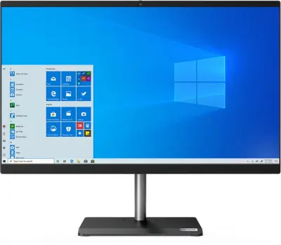 Моноблок Lenovo V30a-24IIL 23.8" Full HD i3 1005G1 (1.2) 16Gb SSD256Gb UHDG DVDRW CR Windows 10 Professional 64 GbitEth WiFi BT 65W клавиатура мышь Cam черный 1920x1080