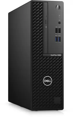 ПК Dell Optiplex 3080 SFF i5 10505 (3.2) 8Gb SSD256Gb UHDG 630 Windows 10 Professional GbitEth 200W клавиатура мышь черный