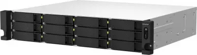 Сетевое хранилище NAS Qnap Original TS-1264U-RP-8G 12-bay стоечный Celeron N5095