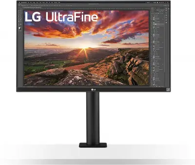 Монитор LG 27" UltraFine 27UN880-B черный IPS LED 16:9 HDMI M/M матовая HAS Piv 350cd 178гр/178гр 3840x2160 DP 4K USB 7.8кг