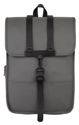 Рюкзак для ноутбука 15.6" Hama Perth серый/серый полиуретан (00185691) (упак.:1шт)