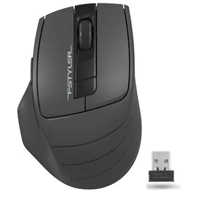 Мышь беспроводная A4Tech Fstyler FG30 , серый , оптическая, 2000dpi , USB, 6 кнопок