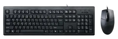 A-4TECH Клавиатура + мышь KRS-8372 клав:черный мышь:черный USB [477618]