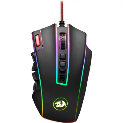 Проводная игровая мышь Legend Chroma X RGB,24 кнопки,32000 dpi Redragon