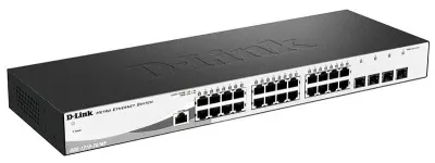 Коммутатор D-Link DGS-1210-28/ME/A2 24x1Гбит/с 24xКомбо(1000BASE-T/SFP) 4SFP управляемый