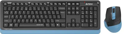 Комплект кл-ра+мышь беспров. A4Tech Fstyler FGS1035Q black/blue (USB Multimedia 2000dpi) (FGS1035Q NAVY BLUE)
