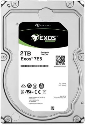 2TB Seagate Exos 7E8 (ST2000NM001A) {SATA 6Gb/s, 7200 rpm, 256mb buffer, 3.5"} (clean pulled)