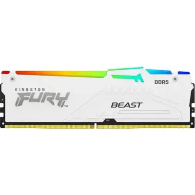 Память DDR5 32GB 6000MHz Kingston KF560C30BWA-32 Fury Beast RGB RTL Gaming PC5-48000 CL30 DIMM 288-pin 1.4В kit single rank с радиатором Ret