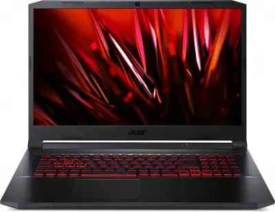 Ноутбук Acer Nitro 5 AN517-54-53FL Core i5 11400H 16Gb SSD512Gb NVIDIA GeForce RTX 3050 Ti 4Gb 17.3" IPS FHD (1920x1080) Windows 10 Home black WiFi BT Cam