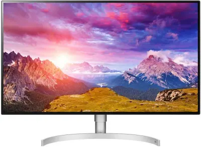 Монитор LG 31.5" UltraFine 32UL950-W белый IPS LED 16:9 HDMI M/M матовая HAS Pivot 1300:1 450cd 178гр/178гр 3840x2160 DisplayPort Ultra HD USB 7.3кг