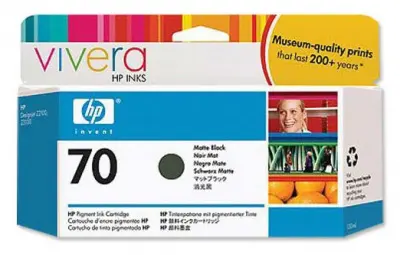 HP C9448A Картридж №70, Matte Black {DJ Z2100/Z3100, Matte Black (130 ml)}