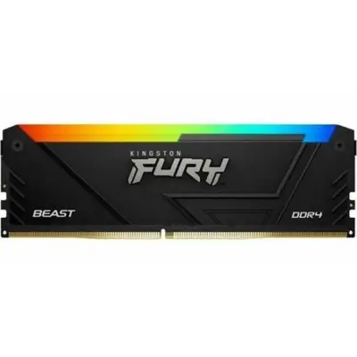 Память DDR4 8GB 3600MHz Kingston KF436C17BB2A/8 Fury Beast RGB RTL Gaming PC4-28800 CL17 DIMM 288-pin 1.35В single rank с радиатором Ret