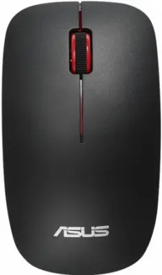 Мышь Asus WT300 RF черный оптическая (1600dpi) беспроводная USB2.0 для ноутбука (2but)