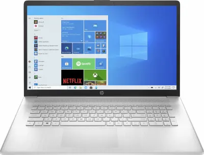 Ноутбук HP 17-cp0004ny Ryzen 7 5700U 8Gb SSD512Gb AMD Radeon 17.3" IPS FHD (1920x1080) Windows 11 Home English black WiFi BT Cam