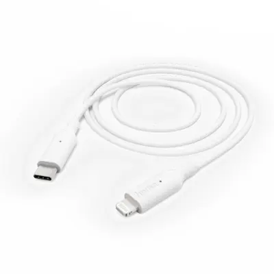Кабель Hama Mfi 00183295 USB Type-C (m)-Lightning (m) 1м белый