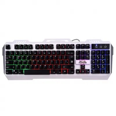 Defender Клавиатура Metal Hunter GK-140L RU [45140] {Проводная игровая, RGB подсветка,19 Anti-Ghost}